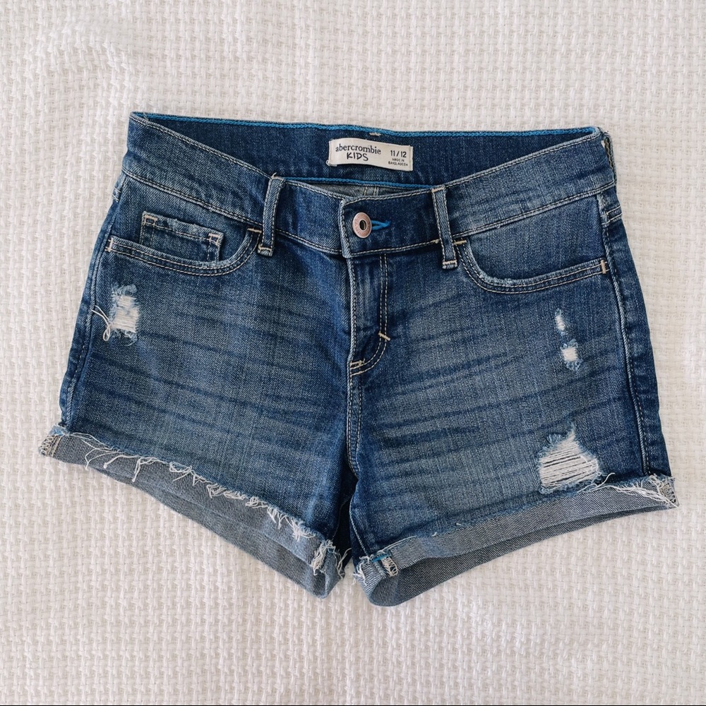 ABERCROMBIE KIDS JEAN SHORTS!